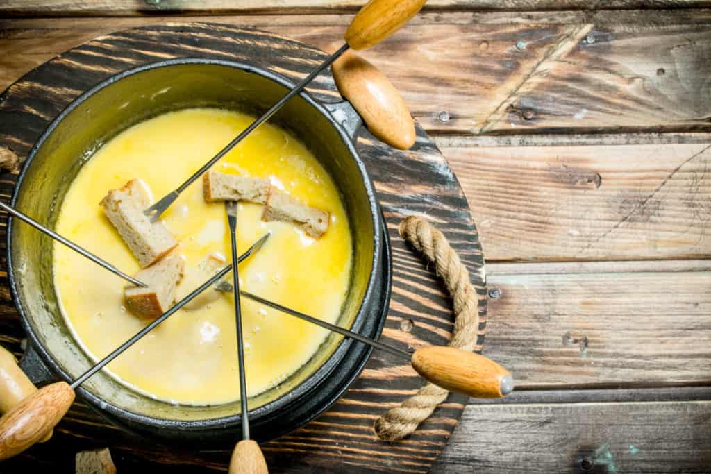 Fondue au gin