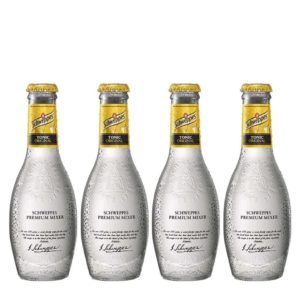 Schweppes Premium Original Tonic bottles
