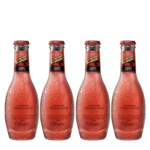Schweppes Premium Tonic Hibiscus Flower bottles