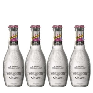 Schweppes Premium Tonic Pink Pepper bottles