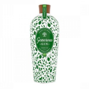 Bouteille de gin-bio