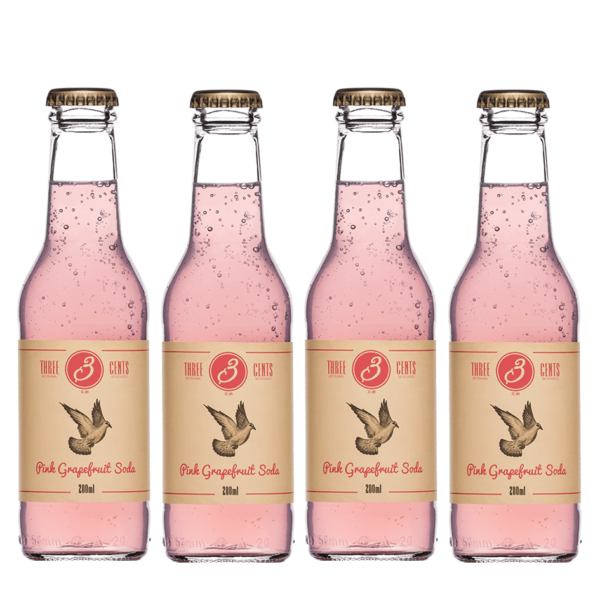 3 Cents Pink Grapefruit Soda