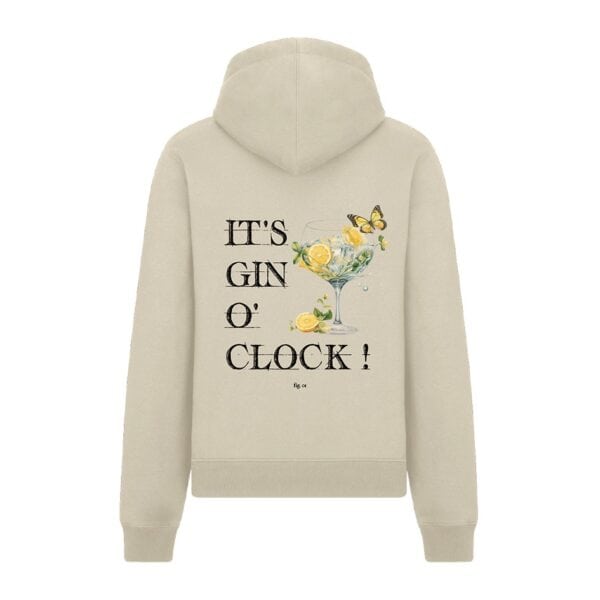 Sweat à capuche beige Ginsiders