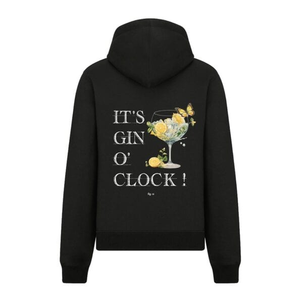 Sweat à capuche noir Ginsiders