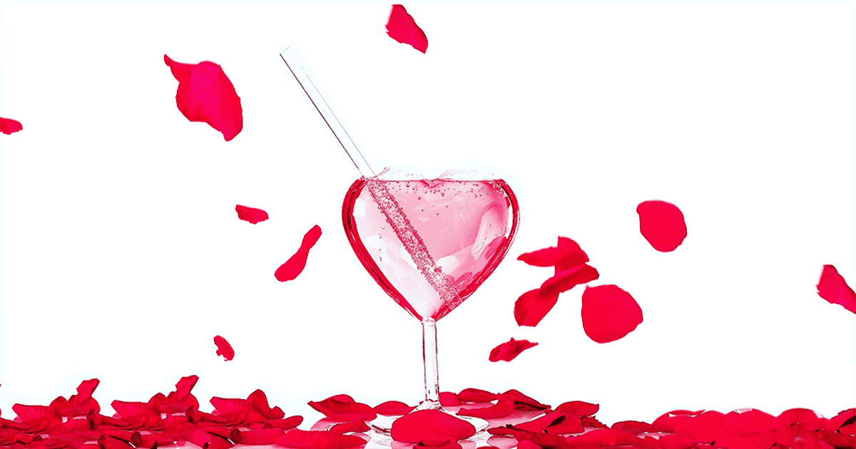 Saint-Valentin - Coeur - Cocktail