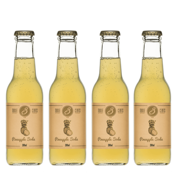 Penapple Soda White - Three Cents