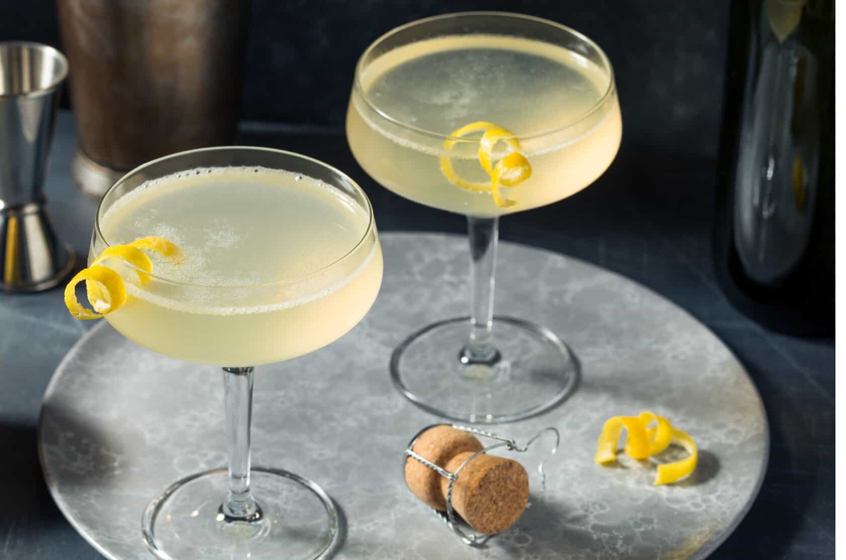 french 75 cocktail recette gin champagne bombay sapphire